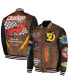 Men's and Women's Brown Dodge Born Wild Racing Full-Snap Jacket