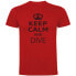 KRUSKIS Keep Calm and Dive short sleeve T-shirt