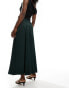 Nobody's Child Milo satin maxi skirt in green