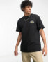 Dickies fort lewis tiger back print t-shirt in black- exclusive to asos