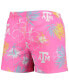 Men's Men's Pink Texas A & M Aggies Neon Floral Swim Swrunks