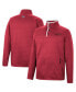 Men's Cardinal Arkansas Razorbacks Rebound Quarter-Snap Jacket