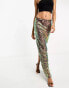 Extro & Vert Tall maxi skirt with split in mermaid sequin