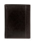 Casablanca Collection Men's RFID Secure Center Unique Vertical Wing Wallet