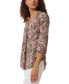 Women's Paisley 3/4-Sleeve Blouse