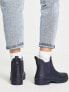 Barbour Wilton chelsea wellington boot in navy