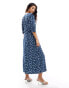 Nobody's Child Felicia midi dress in ditsy blue floral