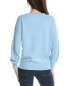 Forte Cashmere Gathered Sleeve Cashmere Sweater Women's