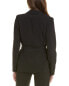 Brooks Brothers Crepe Belted Caviar Blazer Women's