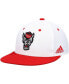 Men's White and Red NC State Wolfpack On-Field Baseball Fitted Hat