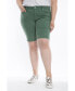 Plus Size Mid Rise Bermuda Shorts