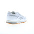 Reebok Classic Leather Womens White Leather Lace Up Lifestyle Sneakers Shoes 8