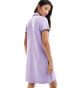 Fred Perry twin tipped polo dress in light purple