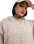 Kaiia Plus logo oversized hoodie co-ord in stone