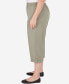 Plus Size Tuscan Sunset Pull-On Capri Pant