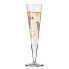 Champagnerglas Goldnacht Papagei