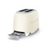 SMEG toaster TSF01CREU (Cream) - 2 slice(s) - Cream - Steel - Buttons - Level - Rotary - China - 950 W