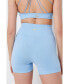 Women's Seamless Marl Laser cut Shorts