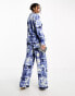 Vero Moda abstract wide leg trouser co-ord in abstract print