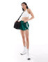 adidas Running Pacer 5 inch woven shorts in green