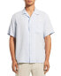 Theory Noll Linen Woven Shirt Men's M