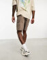 Jack & Jones Intelligence – Locker geschnittene Worker-Carpenter-Shorts in Khaki