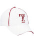 Men's White Temple Owls Take Your Time Snapback Hat