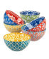 Panache Set of 6 All Purpose Bowls, 6.25" 6 Asst