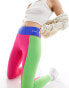 Daisy Street Active Neon high waist leggings in pink