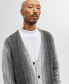 Men's Long-Sleeve Relaxed-Fit Stripe Cardigan, Created for Macy's