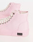 Good News Juice high top chunky trainers in pink