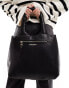 Steve Madden Borbit padded tote bag in black