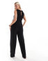 Mamalicious Maternity sleeveless jersey jumpsuit in black