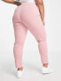 Yours tapered trouser in blush pink