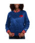 Women's Royal Buffalo Bills Full Count Satin Full-Snap Varsity Jacket