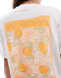 Miss Selfridge Oversized Amalfi Coast Postcard Tee