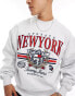 Tommy Jeans oversized vintage explorer sweatshirt in grey