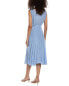 The Kooples Midi Wrap Dress Women's Blue 1