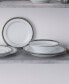 Austin Platinum 12-Piece Dinnerware Set, Service for 4