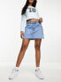 Wrangler denim skirt in blue