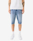 Men's Ricky No Flap Fray Hem Straight Shorts