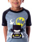 Toddler Boys Batman Pajamas Night Riding 2 Piece Pajama Set