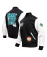 Men's Black Scooby-Doo Mystery Solvers Club Full-Zip Varsity Jacket