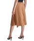 Women's Asymmetric Pleated Pull-On Midi Skirt