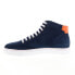 French Connection Homer FC7204H Mens Blue Suede Lifestyle Sneakers Shoes