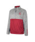 Men's Gray Stanford Cardinal John Half-Zip Jacket