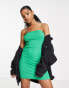 Only jersey cami bodycon mini dress in bright green