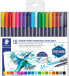 Staedtler STAEDTLER Fasermaler Doppelspitze wasserverm.18ST