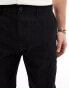 Only & Sons slim tapered fit trousers in black