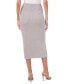 Women's Metallic-Knit Midi Skirt